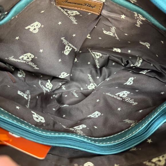 American Bling by Montana West Handbag and Wallet Set NWT - Picture 6 of 8